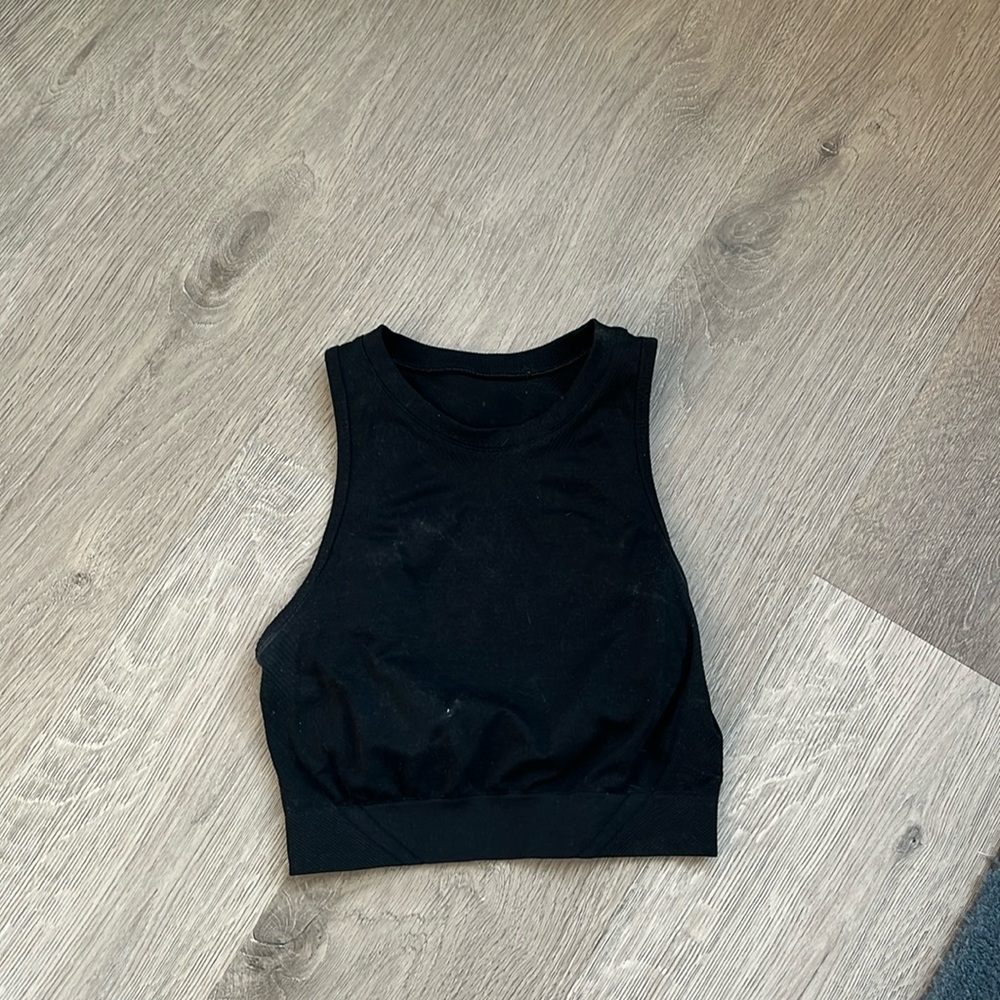 Alphalete black gym top